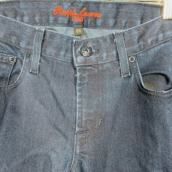 Ralph Lauren 380 Black Label Jeans Dark Wash Boot Cut EUC Denim USA - 29 - Picture 4 of 6